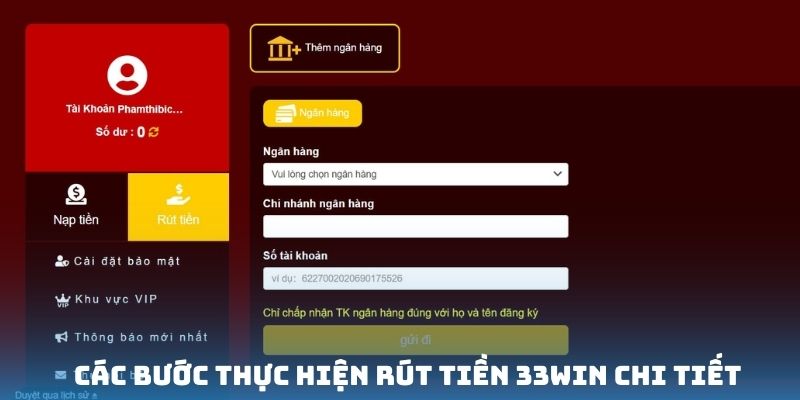 rút tiền 33win về ngân hàng